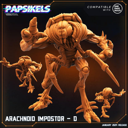 3D Printed Papsikels Arachnoid Impostors Set Dropship Troopers 28mm 32mm