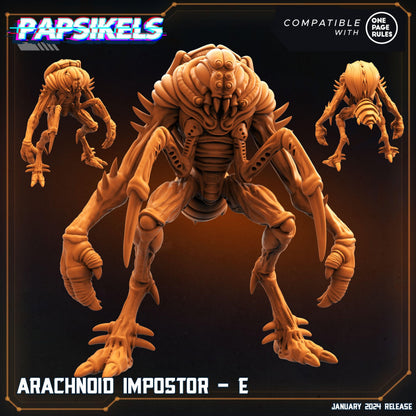 3D Printed Papsikels Arachnoid Impostors Set Dropship Troopers 28mm 32mm