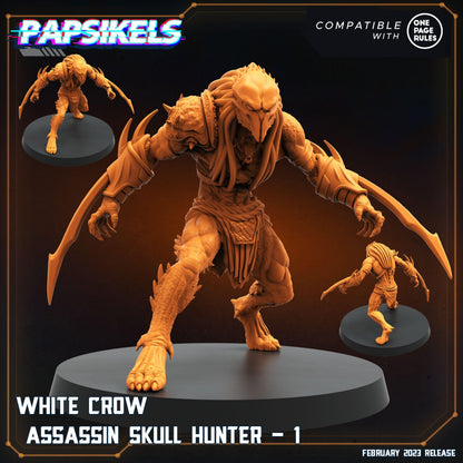 3D Printed Papsikels Assassin Skull Hunters Set 28mm 32mm