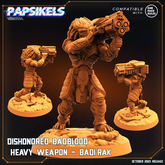 3D Printed Papsikels Badirak Dishonored Badblood Skullhunter Mastab 28mm 32mm