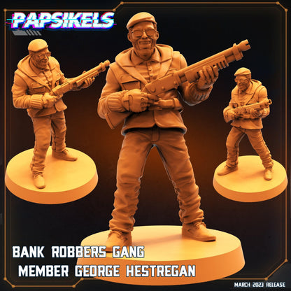3D Printed Papsikels - Bank Robbers Gang Set - 28mm 32mm