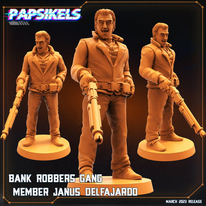 3D Printed Papsikels - Bank Robbers Gang Set - 28mm 32mm