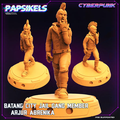 3D Printed Papsikels - Batang City Jail Gang Street Punk Set - 28mm 32mm