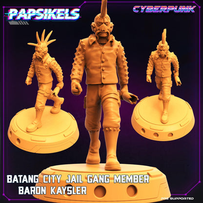 3D Printed Papsikels - Batang City Jail Gang Street Punk Set - 28mm 32mm