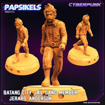 3D Printed Papsikels - Batang City Jail Gang Street Punk Set - 28mm 32mm