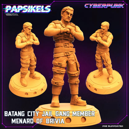 3D Printed Papsikels - Batang City Jail Gang Street Punk Set - 28mm 32mm
