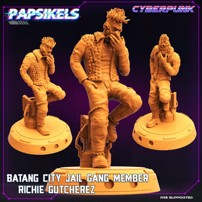 3D Printed Papsikels - Batang City Jail Gang Street Punk Set - 28mm 32mm