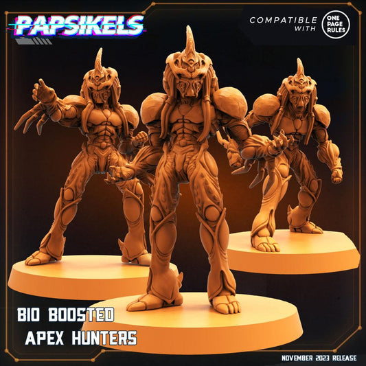 3D Printed Papsikels Bio Boosted Apex Hunters Set Skull Hunters Army Bundle 2 28mm 32mm