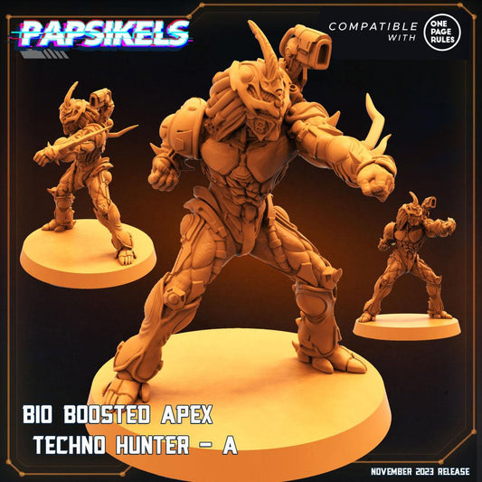3D Printed Papsikels Bio Boosted Apex Techno Hunters Set Skull Hunters Army Bundle 2 28mm 32mm