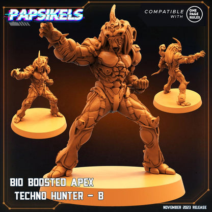 3D Printed Papsikels Bio Boosted Apex Techno Hunters Set Skull Hunters Army Bundle 2 28mm 32mm