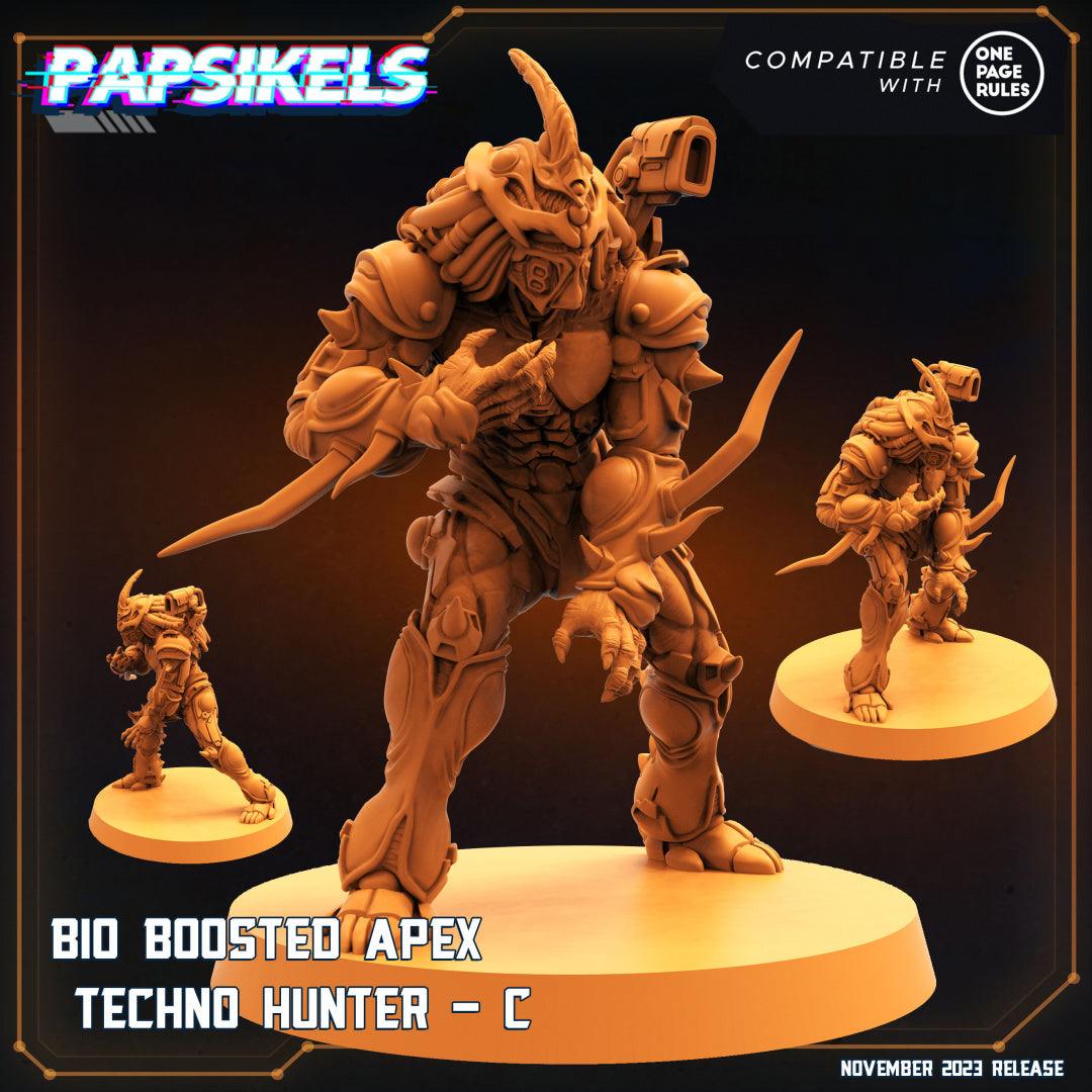 3D Printed Papsikels Bio Boosted Apex Techno Hunters Set Skull Hunters Army Bundle 2 28mm 32mm