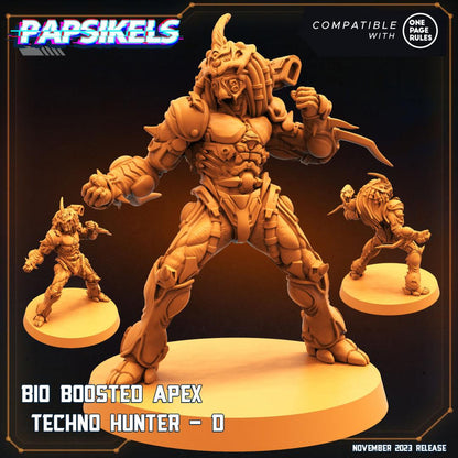 3D Printed Papsikels Bio Boosted Apex Techno Hunters Set Skull Hunters Army Bundle 2 28mm 32mm