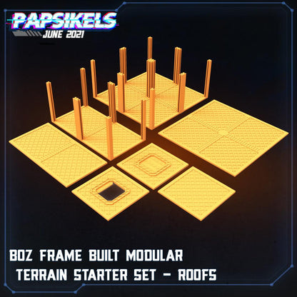 3D Printed Papsikels Boz Frame Built Modular Terrain Starter Set Aliens vs Humans Part 2 28mm 32mm