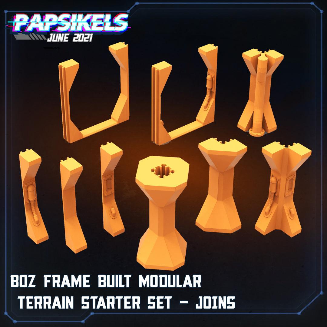 3D Printed Papsikels Boz Frame Built Modular Terrain Starter Set Aliens vs Humans Part 2 28mm 32mm