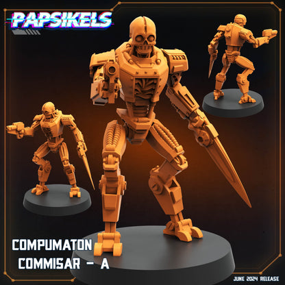 3D Printed Papsikels Compumaton Set JUNE 2024 SCIFI 28mm 32mm