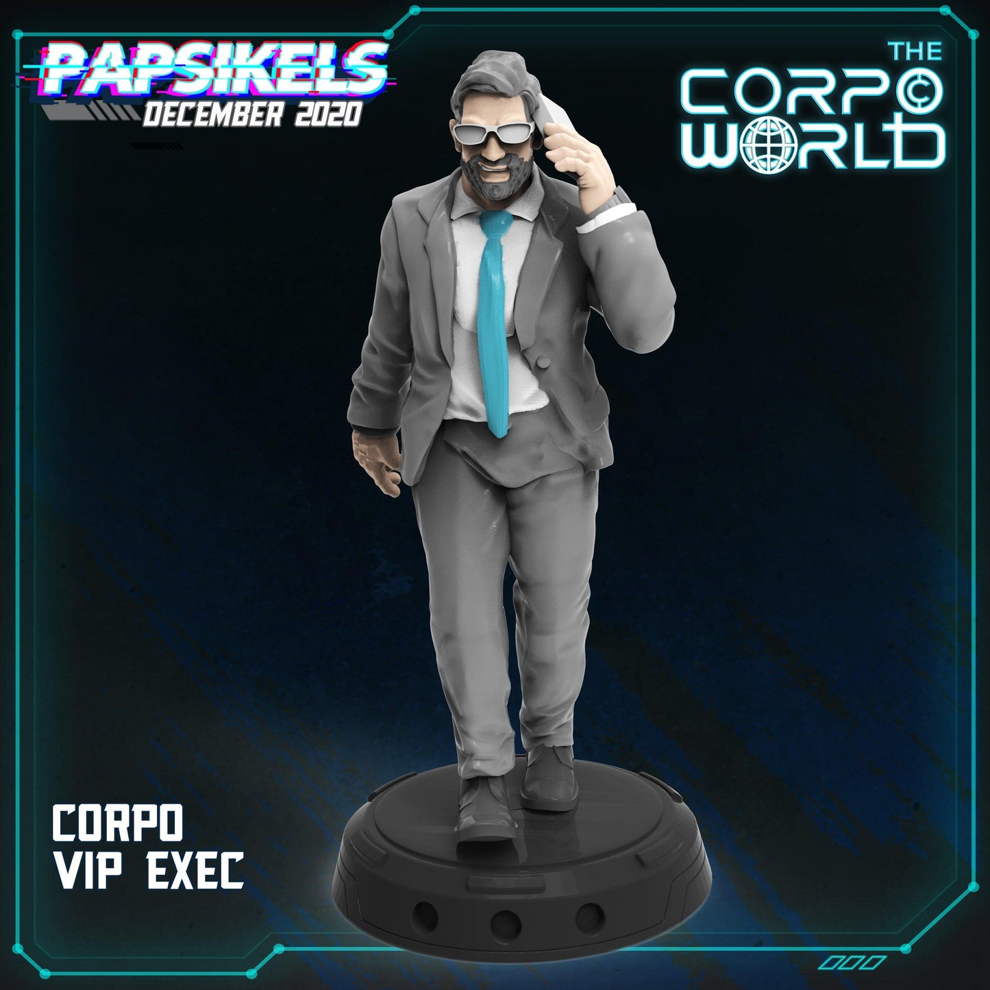 3D Printed Papsikels Corpo Vip Exec 28mm 32mm