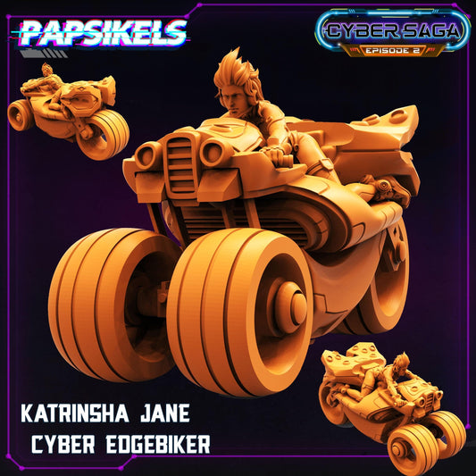 3D Printed Papsikels - Cyber Saga Episode 2 Katrinsha Jane Cyber Edgebiker - 28mm 32mm