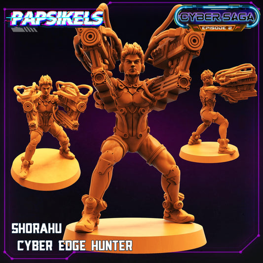 3D Printed Papsikels - Cyber Saga Episode 2 Shorahu Cyber Edge Hunter - 28mm 32mm