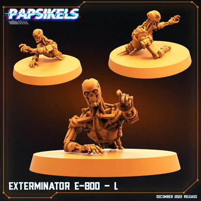 3D Printed Papsikels Cyberpunk Exterminator E-800 Set - 28mm 32mm
