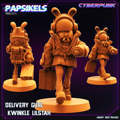 3D Printed Papsikels Cyberpunk Sci-Fi Cyber Delivery Set - 28mm 32mm