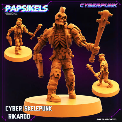 3D Printed Papsikels Cyberpunk Sci-Fi Cyber Skelepunk Set- 28mm 32mm