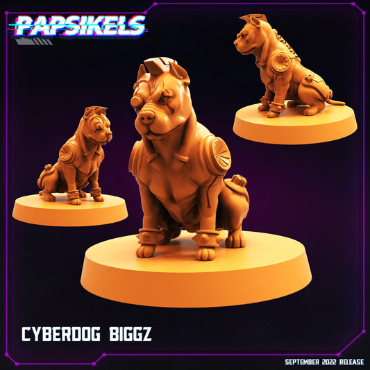 3D Printed Papsikels Cyberpunk Sci-Fi Cyberdog Biggz - 28mm 32mm