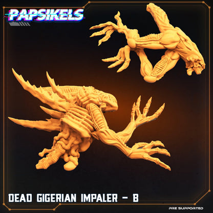 3D Printed Papsikels Cyberpunk Sci-Fi Dead Gigerian Impaler Set - 28mm 32mm