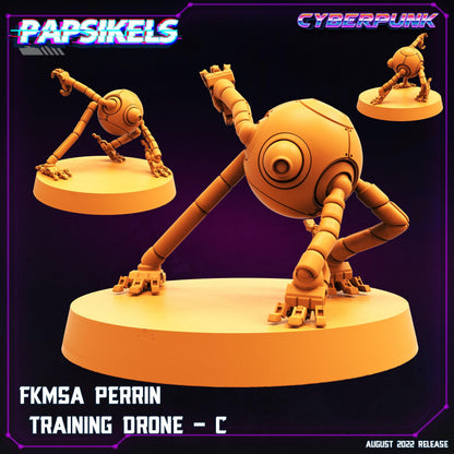 3D Printed Papsikels Cyberpunk Sci-Fi Fkmsa Hanno Drone Set - 28mm 32mm