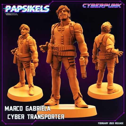 3D Printed Papsikels Cyberpunk  Sci-Fi Marco Gabriela Cyber Transporter - 28mm 32mm