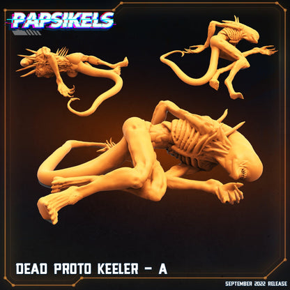 3D Printed Papsikels Cyberpunk Sci-Fi Proto Keeler Set - 28mm 32mm