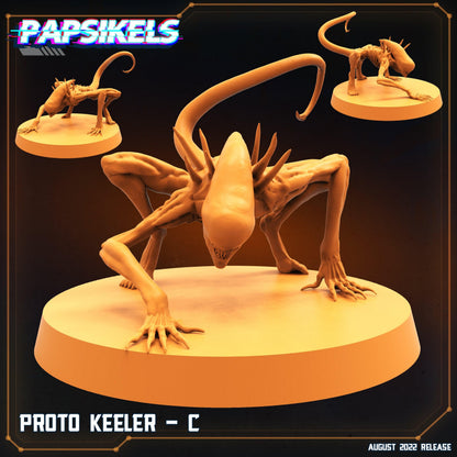 3D Printed Papsikels Cyberpunk Sci-Fi Proto Keeler Set - 28mm 32mm