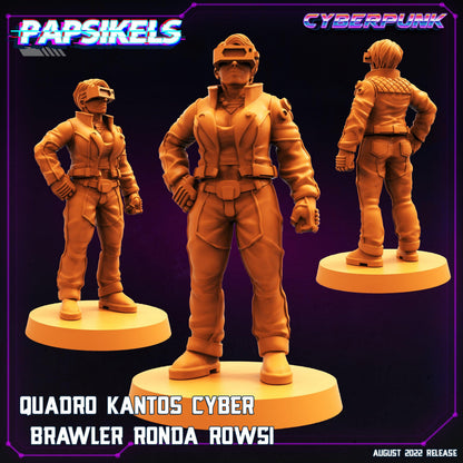 3D Printed Papsikels Cyberpunk Sci-Fi Quadro Kantos Set - 28mm 32mm