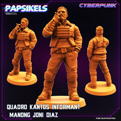 3D Printed Papsikels Cyberpunk Sci-Fi Quadro Kantos Set - 28mm 32mm