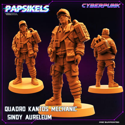 3D Printed Papsikels Cyberpunk Sci-Fi Quadro Kantos Set - 28mm 32mm