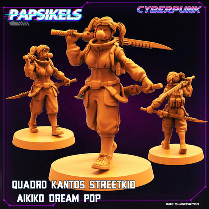 3D Printed Papsikels Cyberpunk Sci-Fi Quadro Kantos Set - 28mm 32mm