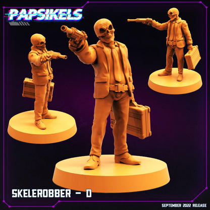 3D Printed Papsikels Cyberpunk Sci-Fi Skelerobber Set - 28mm 32mm