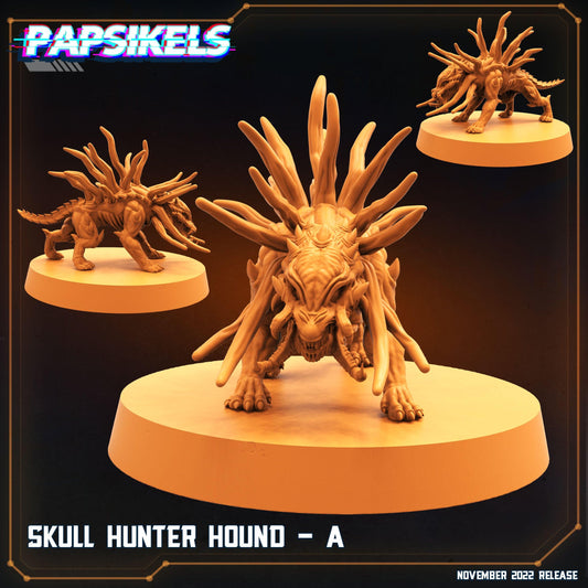 3D Printed Papsikels Cyberpunk Sci-Fi Skull Hunter Hounds Set - 28mm 32mm