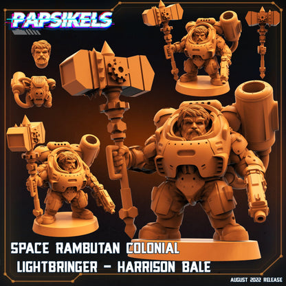 3D Printed Papsikels Cyberpunk Sci-Fi Space Rambutan Set - 28mm 32mm