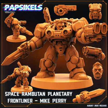 3D Printed Papsikels Cyberpunk Sci-Fi Space Rambutan Set - 28mm 32mm