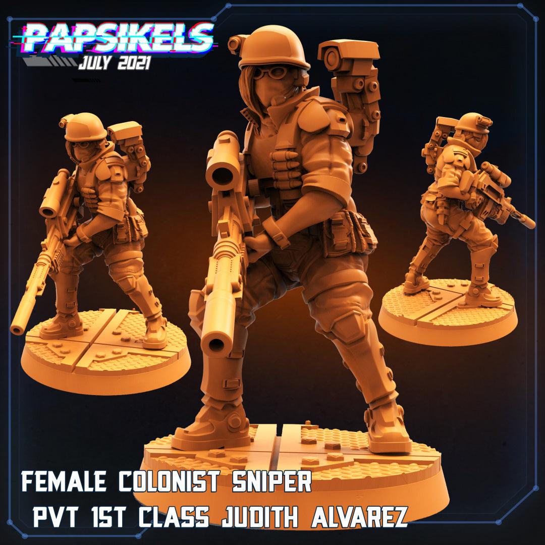 3D Printed Papsikels Cyberpunk Sci-Fi Team Valkyrie Set - 28mm 32mm