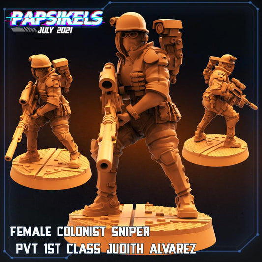 3D Printed Papsikels Cyberpunk Sci-Fi Team Valkyrie Set - 28mm 32mm