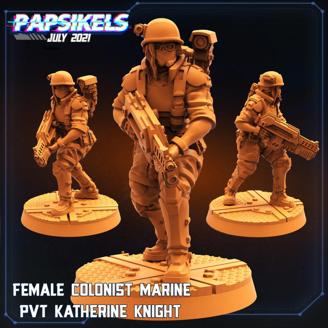 3D Printed Papsikels Cyberpunk Sci-Fi Team Valkyrie Set - 28mm 32mm