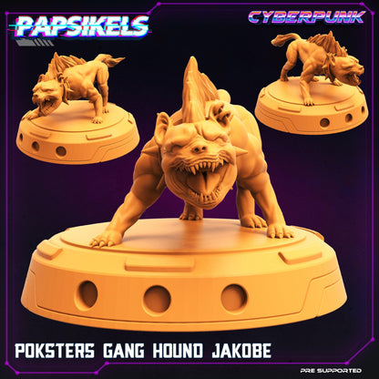 3D Printed Papsikels Cyberpunk The Corpo World Poksters Gang Hound Set - 28mm 32mm