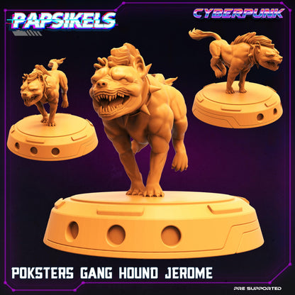 3D Printed Papsikels Cyberpunk The Corpo World Poksters Gang Hound Set - 28mm 32mm