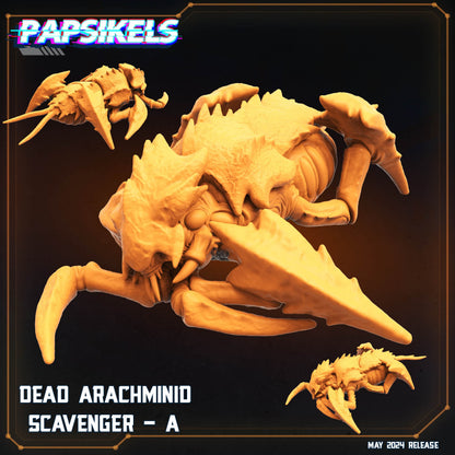 3D Printed Papsikels Dead Arachminid Scavenger Set Democracy Troopers Bugs and Bots 28mm 32mm