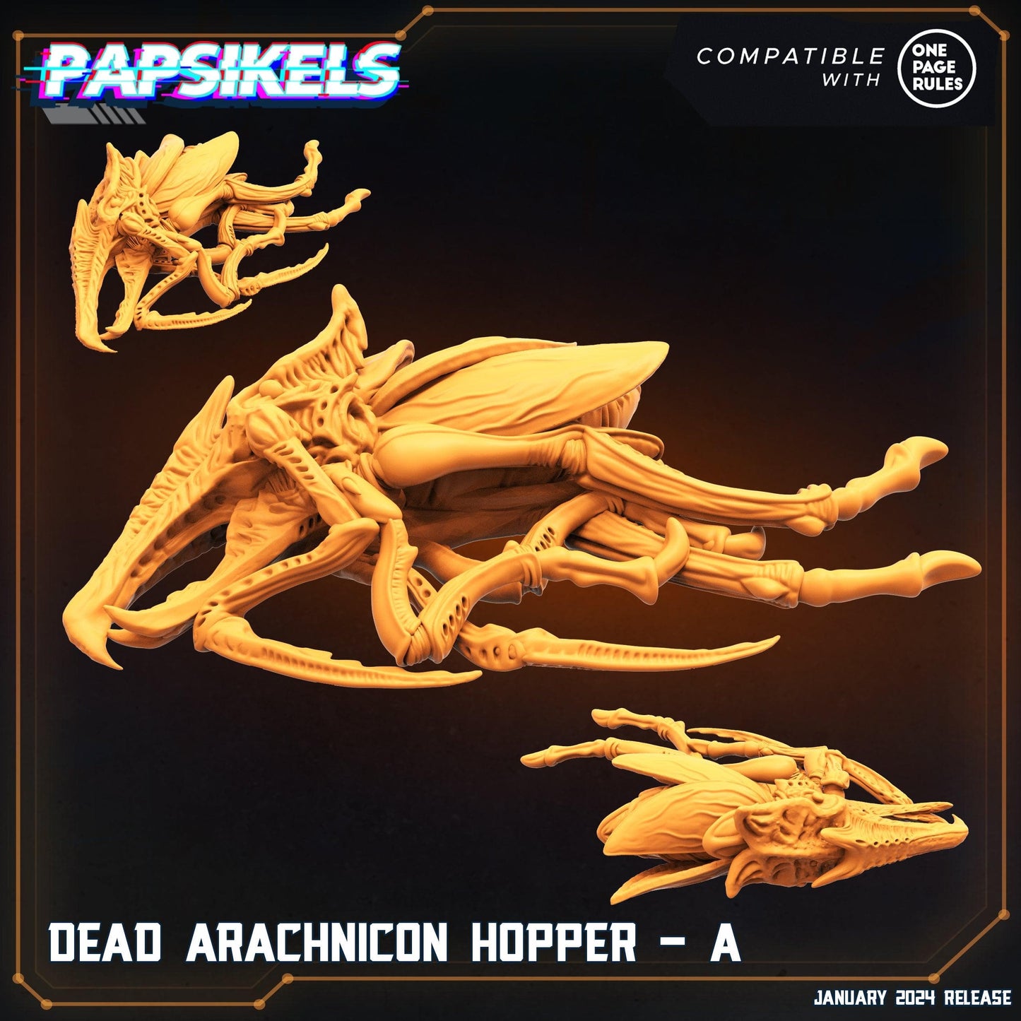 3D Printed Papsikels Dead Arachnicon Hoppers Dropship Troopers 28mm 32mm