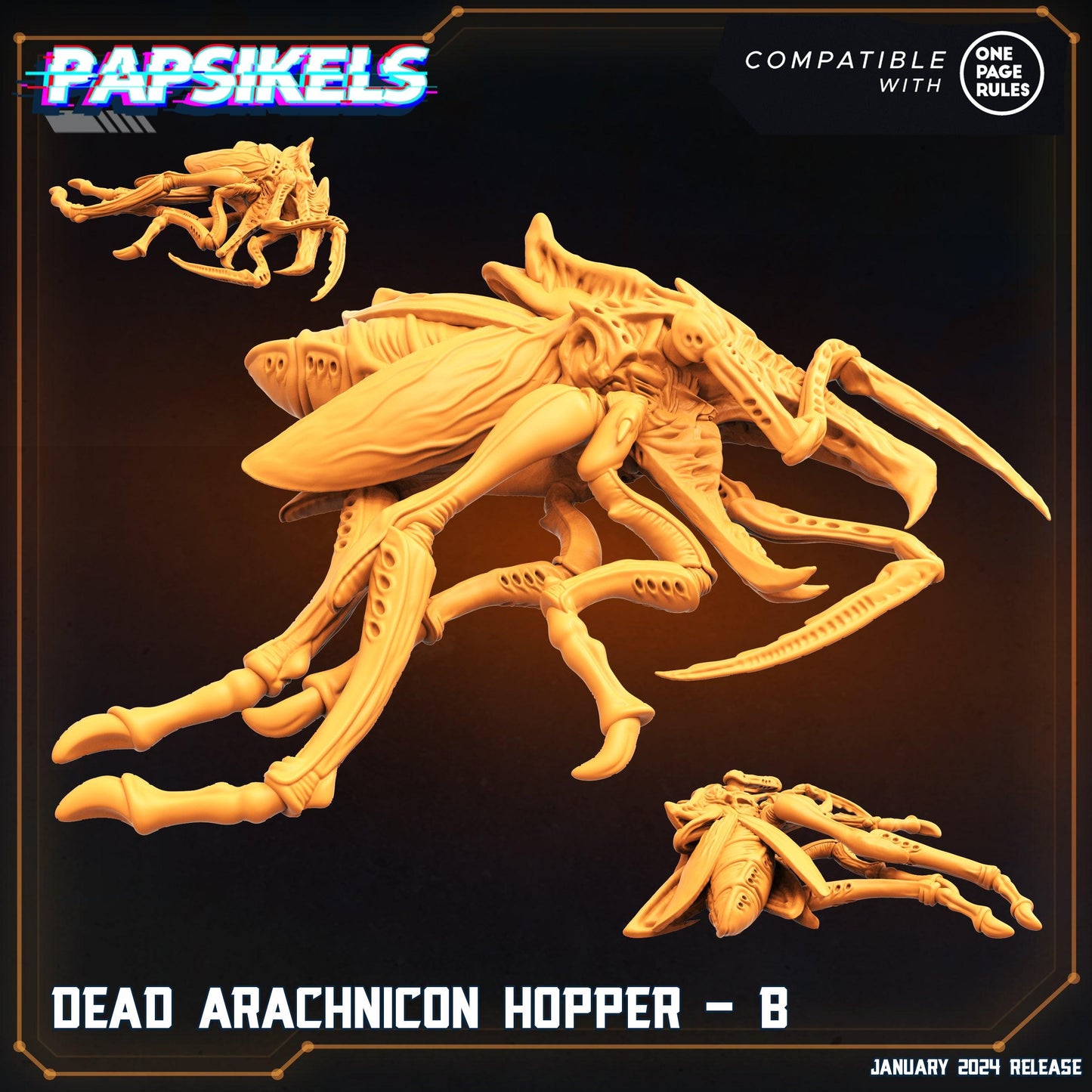 3D Printed Papsikels Dead Arachnicon Hoppers Dropship Troopers 28mm 32mm