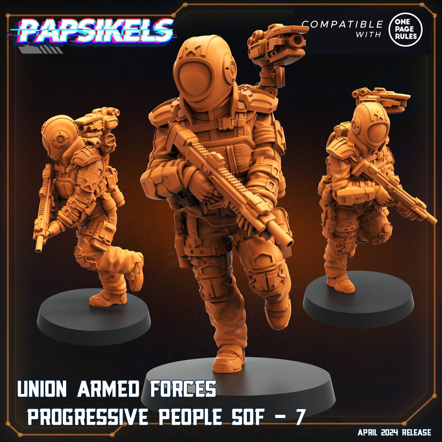 3D Printed Papsikels Democracy Troopers SciFi Raven Claw Set 28mm 32mm