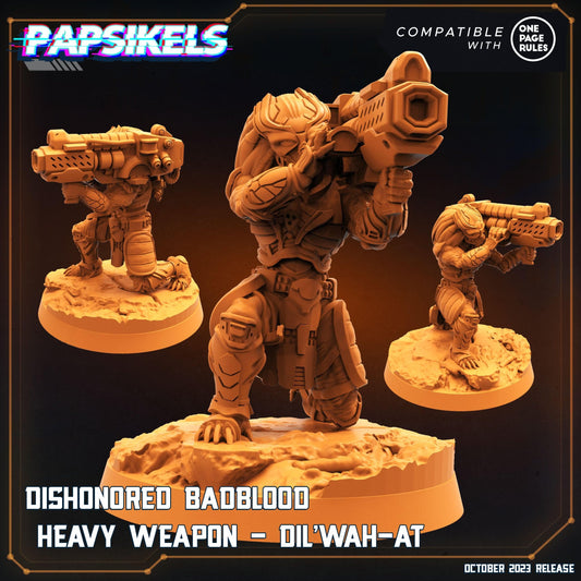 3D Printed Papsikels Dilwahat Dishonored Badblood Skullhunter Mastab 28mm 32mm