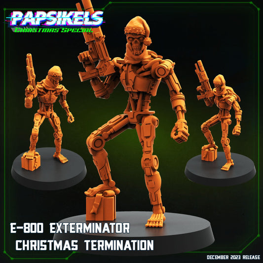 3D Printed Papsikels E 800 Exterminator Christmas Termination 28mm 32mm